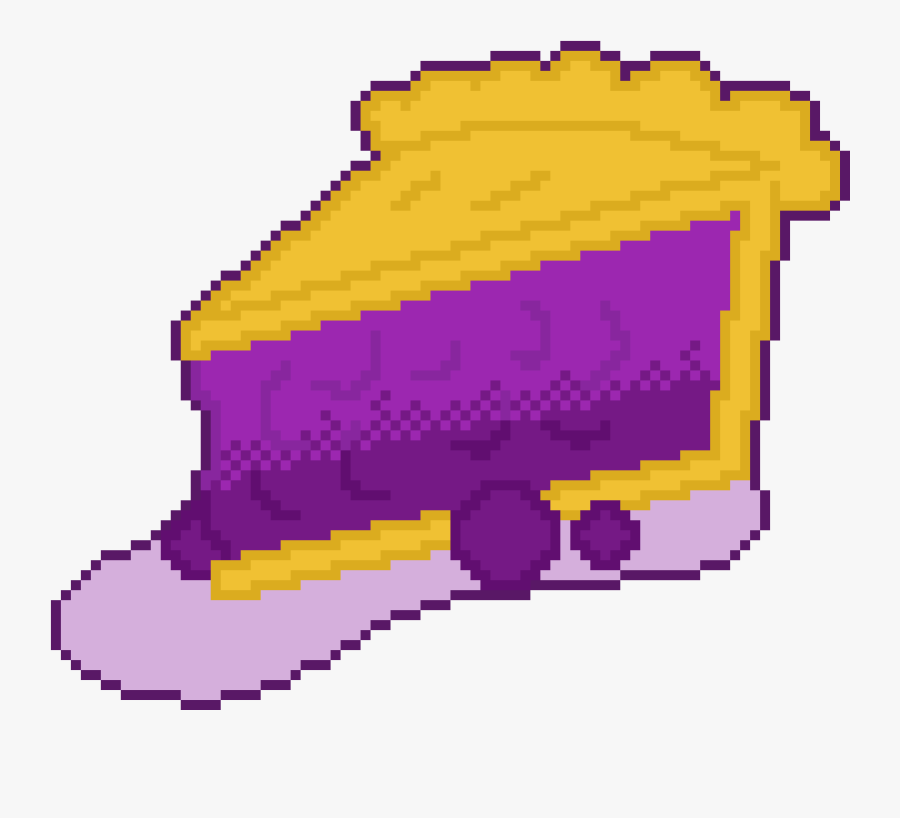 A Slice Of Blueberry Pie By Sketchboy123, Transparent Clipart