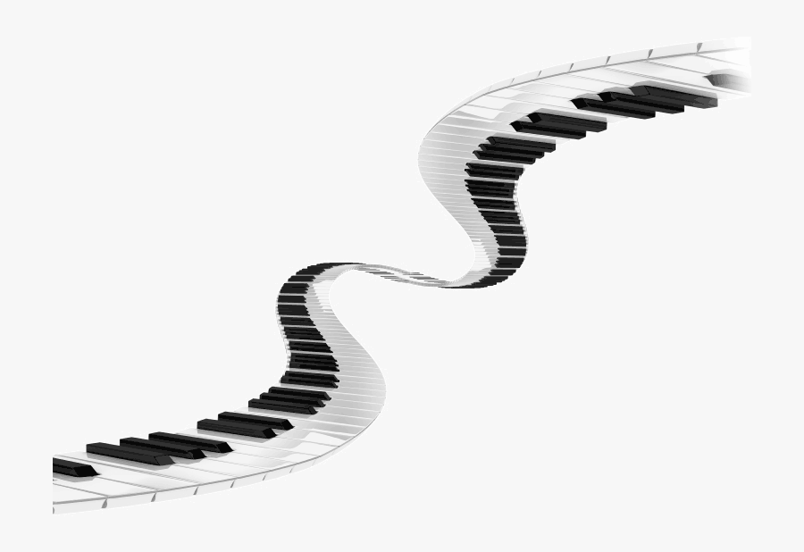 Jpg Black And White Stock Clip Art Keys Png Transprent - Cartoon Piano Png, Transparent Clipart