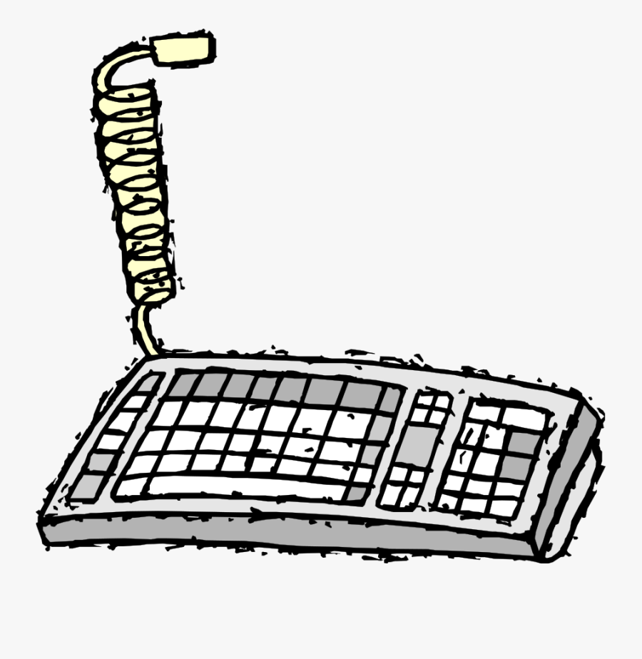 Piano Keyboard Clipart, Vector Clip Art Online, Royalty - Clipart Teclado, Transparent Clipart