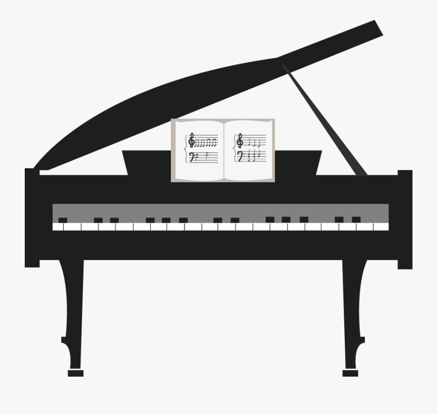 Image Freeuse Stock Beginning Camp Hoffman Academy - Piano Illustration, Transparent Clipart