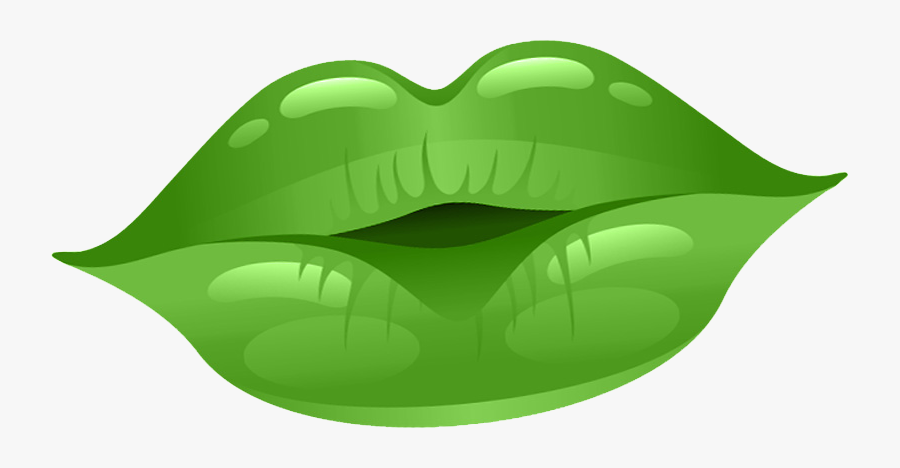 Free On Dumielauxepices Net - Green Lips Clipart, Transparent Clipart