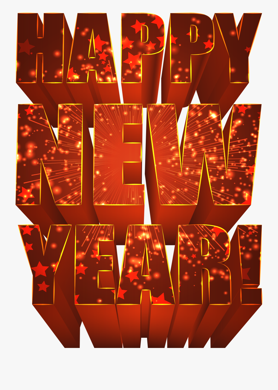 Transparent Happy New Year Png Transparent - Poster, Transparent Clipart