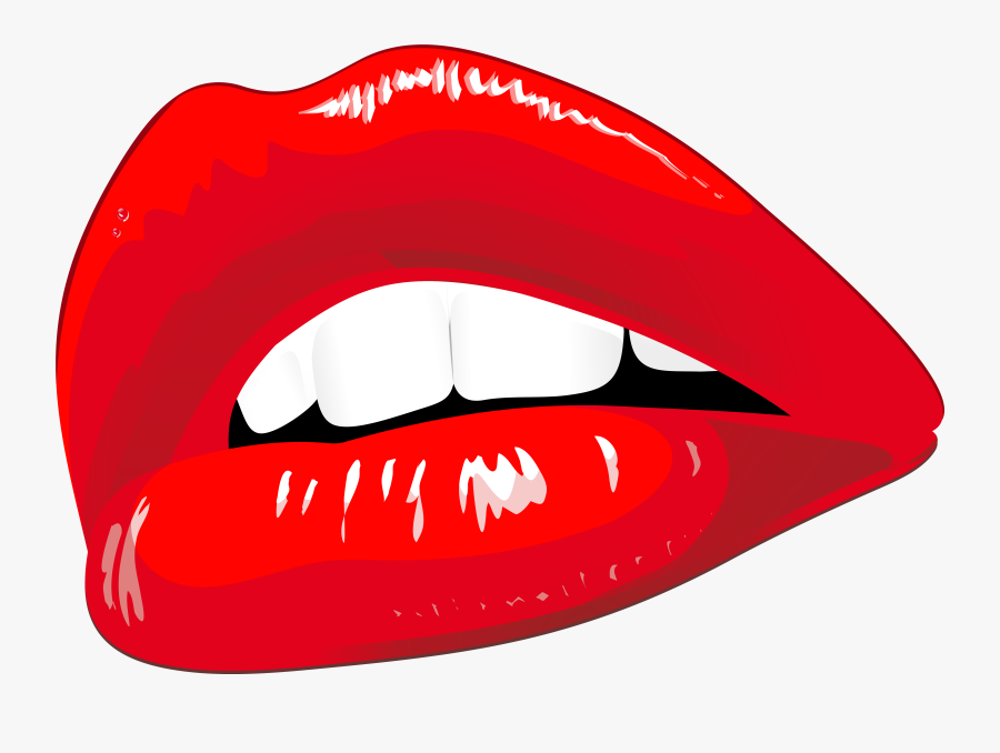 Red Lips Png Clip Art - Lips Png, Transparent Clipart