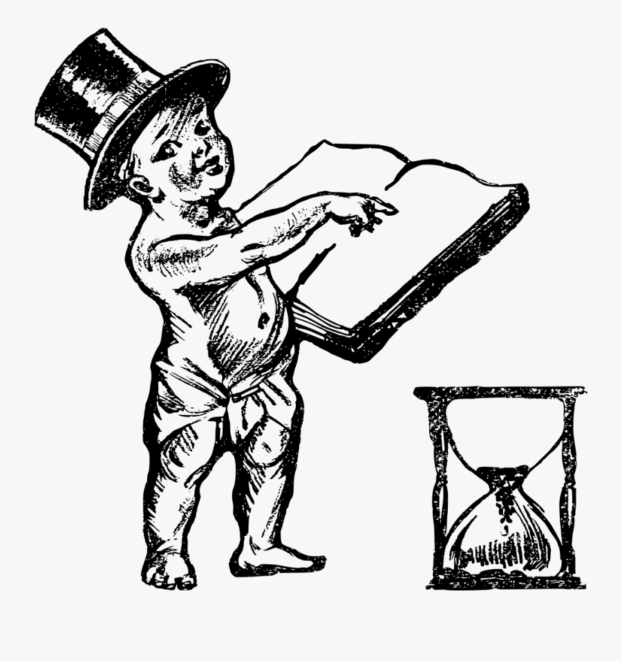 Baby New Year - New Year Baby Old Man, Transparent Clipart