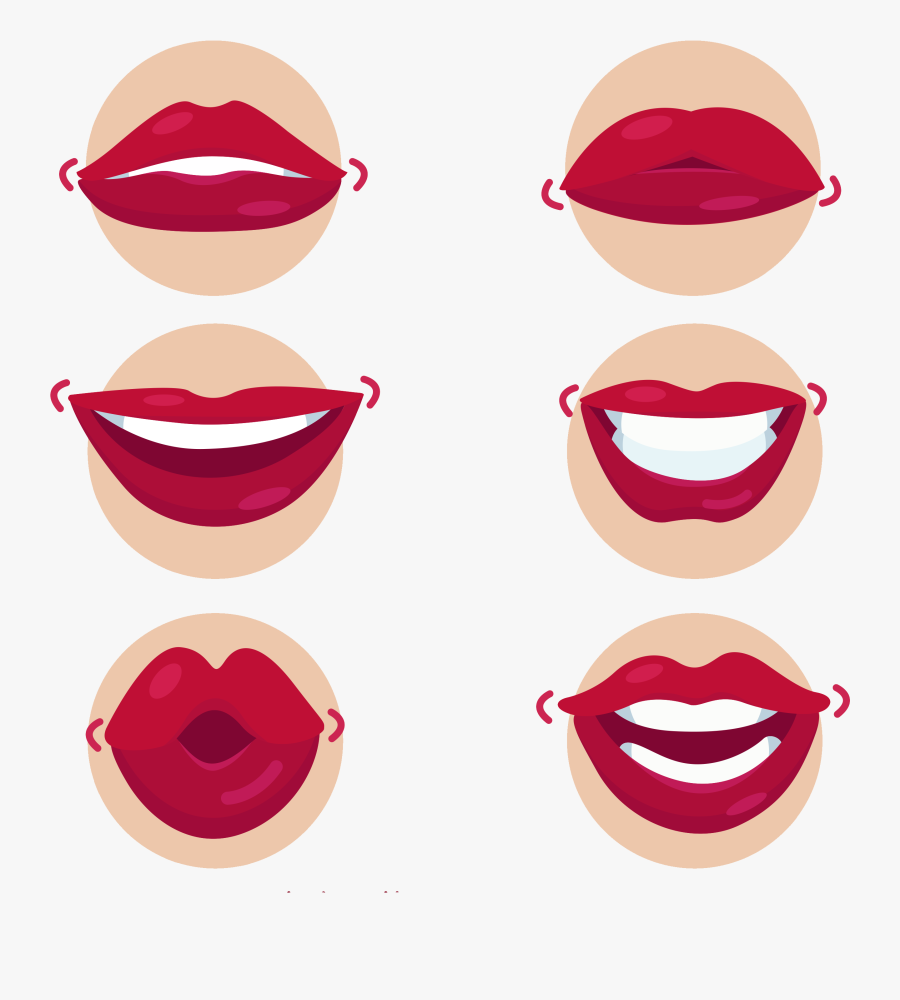 Mouth Kiss Cartoon Lips Transprent Png Free - Cartoon Lips, Transparent Clipart