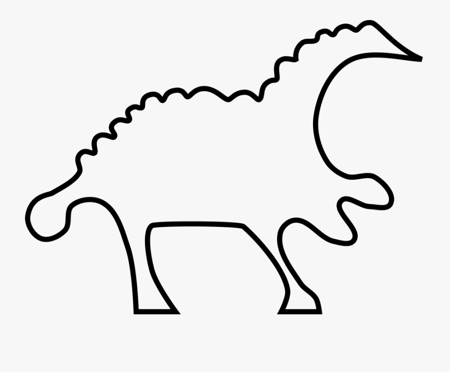 Free Clip Art "rock Art Saharan Animal - Imagenes De Pintura Rupestre Para Dibujar, Transparent Clipart