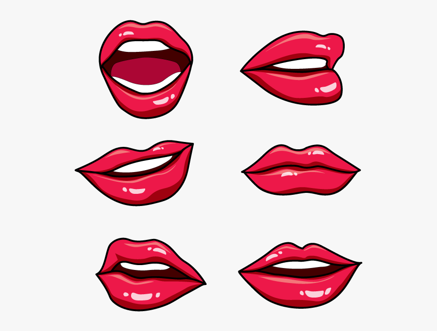 Lip Drawing Kiss Scalable Vector Graphics Clip Art - Kiss Lips Drawing Easy, Transparent Clipart