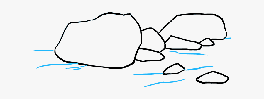 How To Draw Rocks, Transparent Clipart