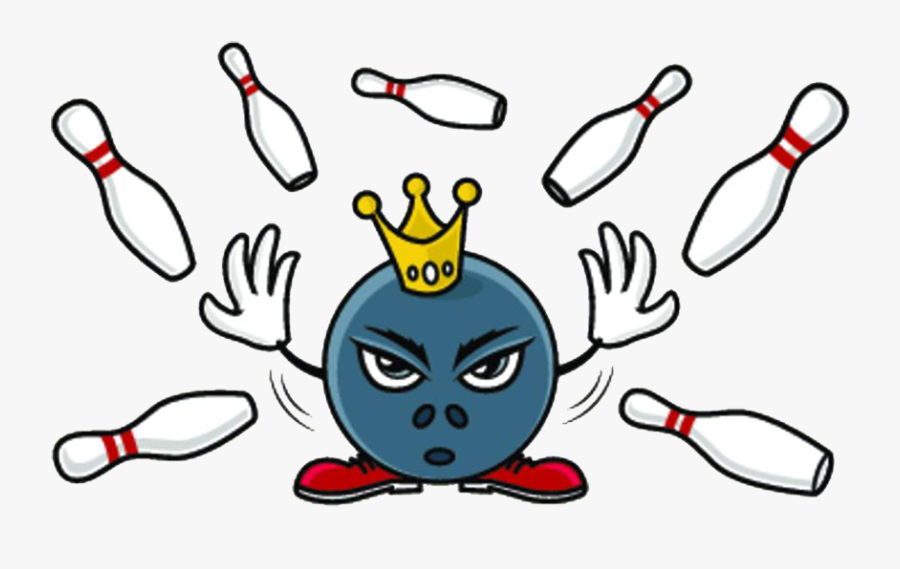 Image Transparent Stock Bowling Strike Clipart - Bowling Ball And Pins Cartoon, Transparent Clipart