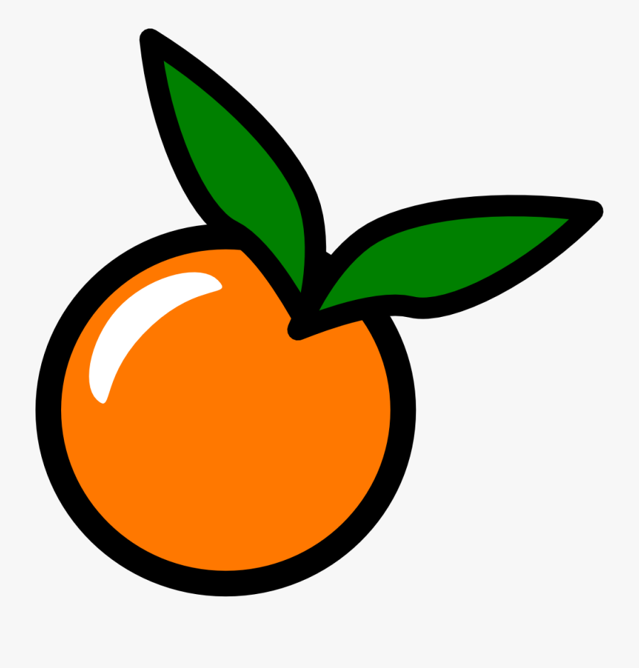 Logo Orange Fruit Png, Transparent Clipart