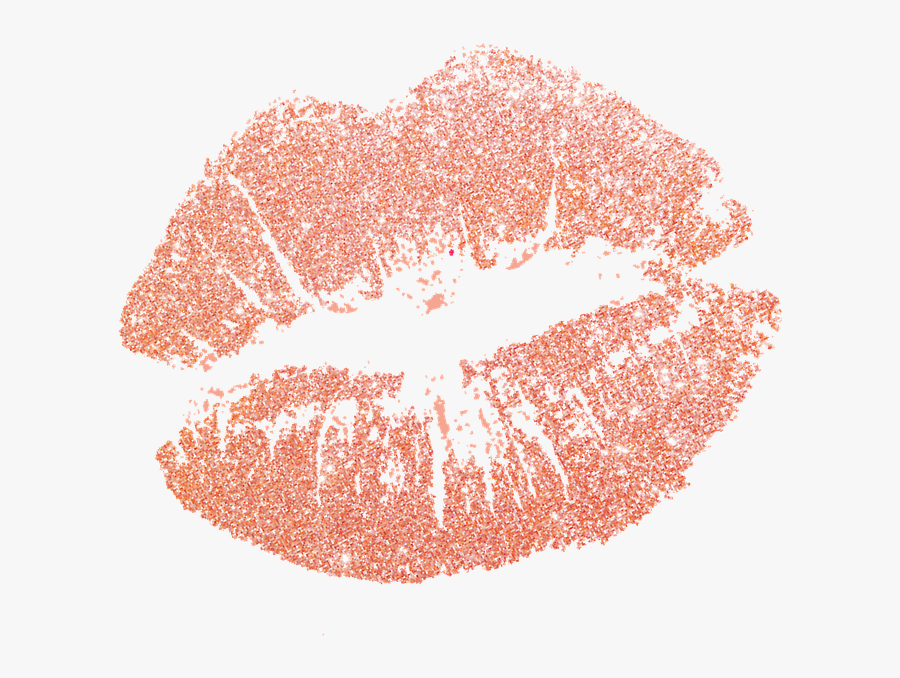 Free Image On Pixabay - Rose Gold Glitter Lips, Transparent Clipart
