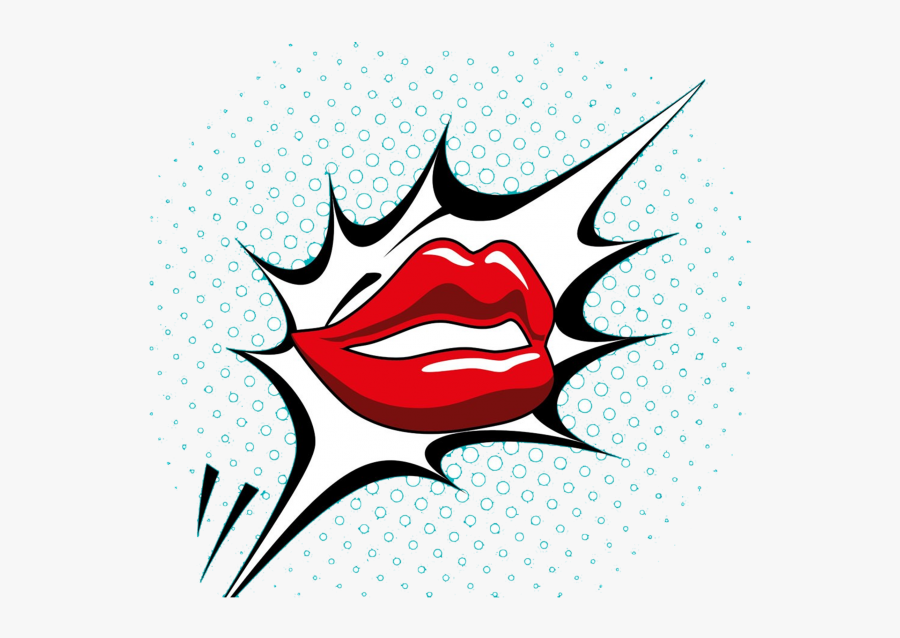 Lips Clipart Png Image Free Download Searchpng - Поп Арт Картинки Png, Transparent Clipart