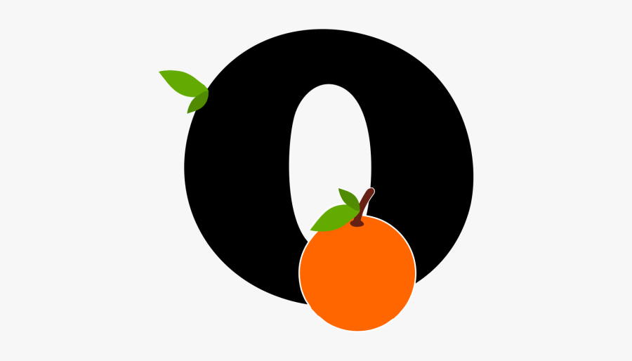 Fruit Clipart Vector Alphabet - ตัว O ภาษา อังกฤษ, Transparent Clipart