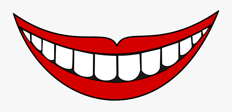 Smiling Clipart Lip - Mouth Lips Smile Clipart, Transparent Clipart