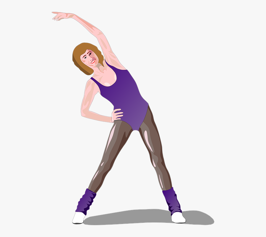 Woman Stretching Female Fitness Healthy Exercise - Exercise Clip Art, Transparent Clipart
