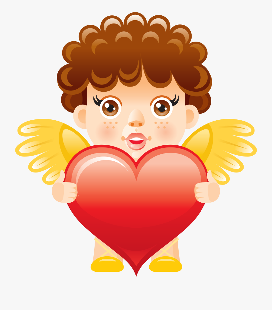 Angel Heart Png - Angeles Para San Valentin, Transparent Clipart