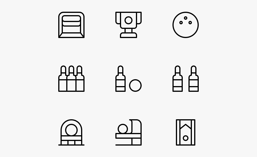 Bowling, Transparent Clipart