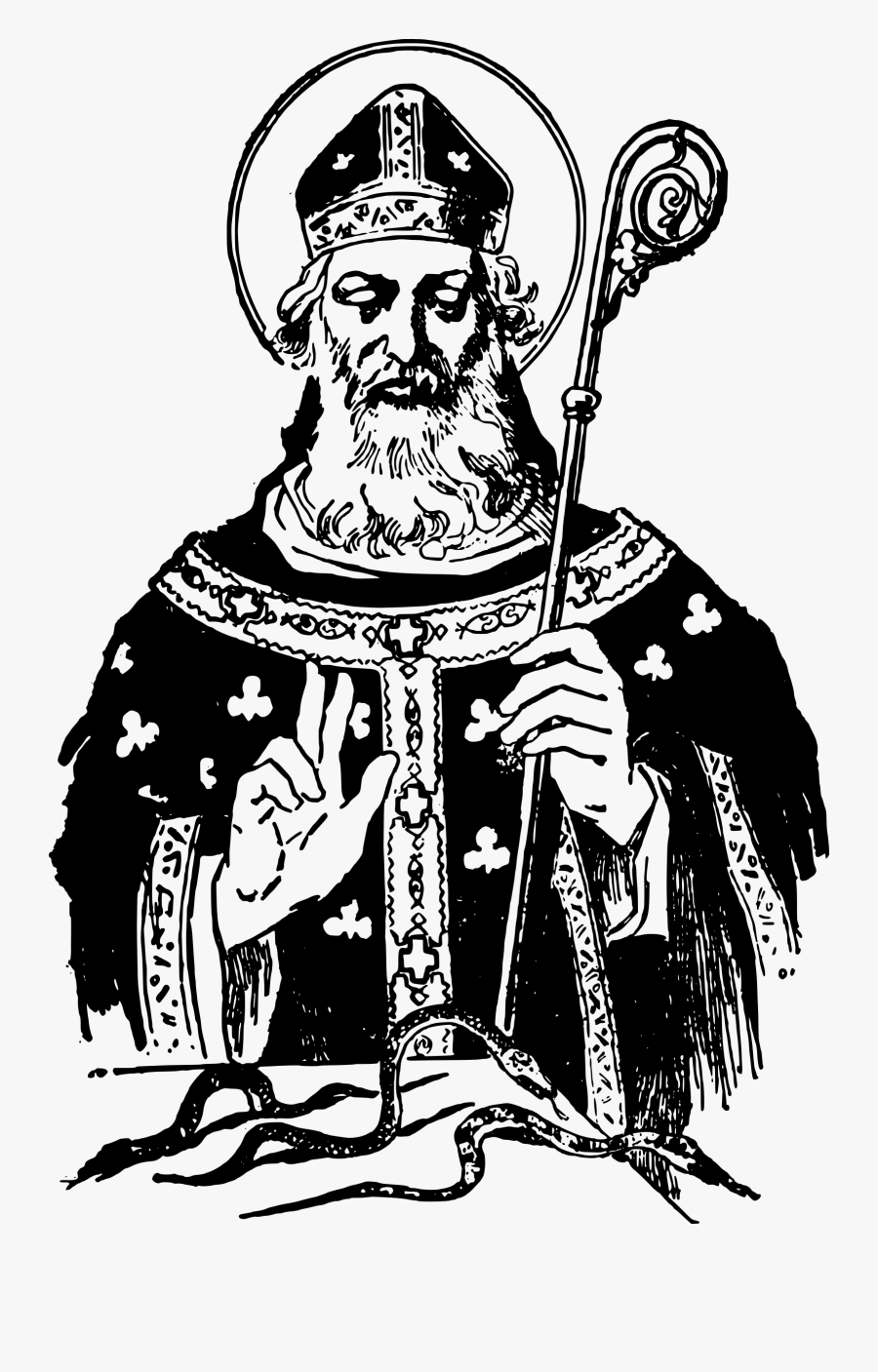 Catholic Saint Patrick Clipart, Transparent Clipart