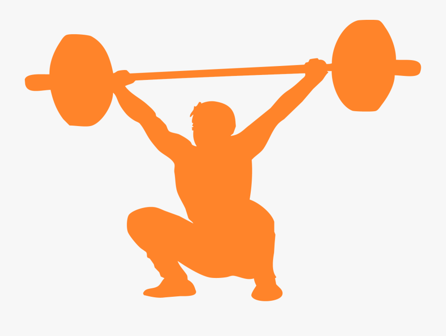Olympic Weightlifting Crossfit Exercise Clip Art - Person Weight Lifting Png, Transparent Clipart