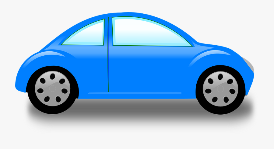 Blue Car Cartoon Png - Non Living Things Clipart, Transparent Clipart