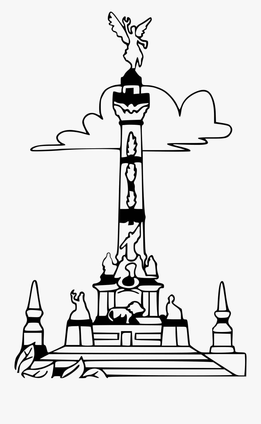 I Clipart Angel - Angel De La Independencia Dibujo, Transparent Clipart