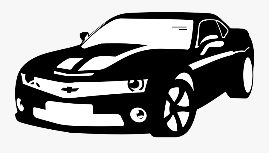 Free Car Silhouette, Download Free Clip Art, Free Clip - Chevrolet Camaro, Transparent Clipart