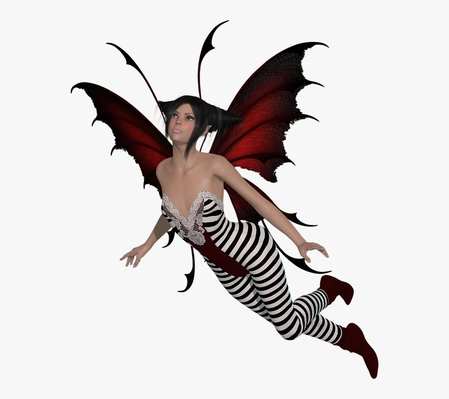 Fictional Creature,supernatural Creature,angel,clip - Mythical Creature Pixie Fantasy, Transparent Clipart