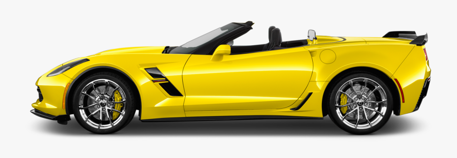 Chevrolet Clipart Car Side View - 2018 Corvette Stingray Side View, Transparent Clipart
