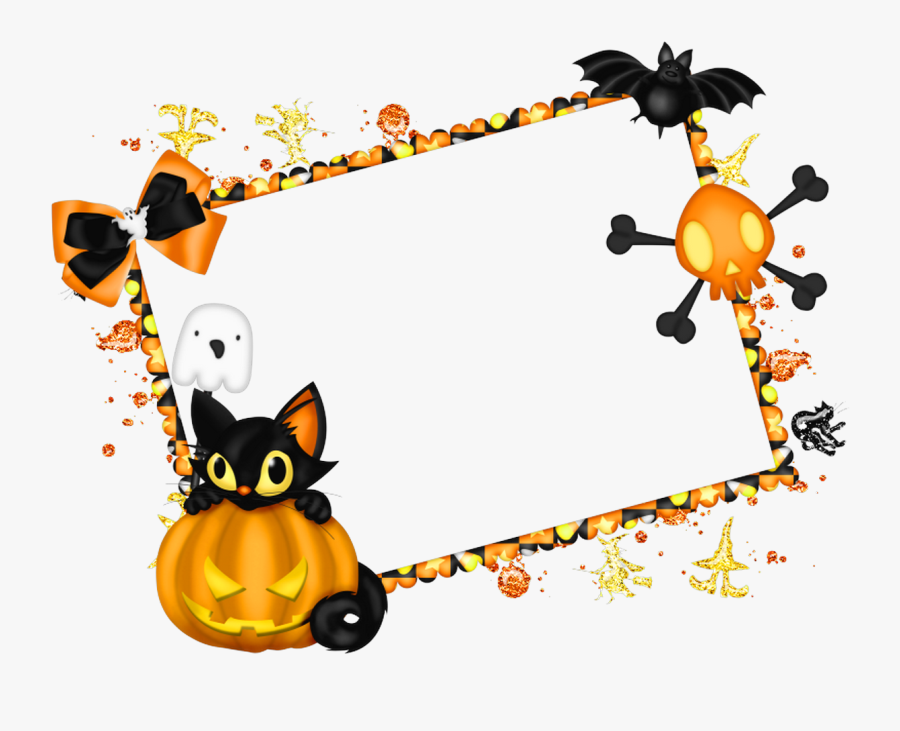 Transparent Background Halloween Frame, Transparent Clipart