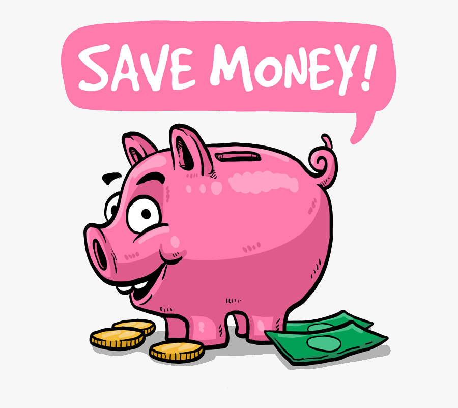 Money Saving Clip Art - Cartoon Images Of Saving Money, Transparent Clipart