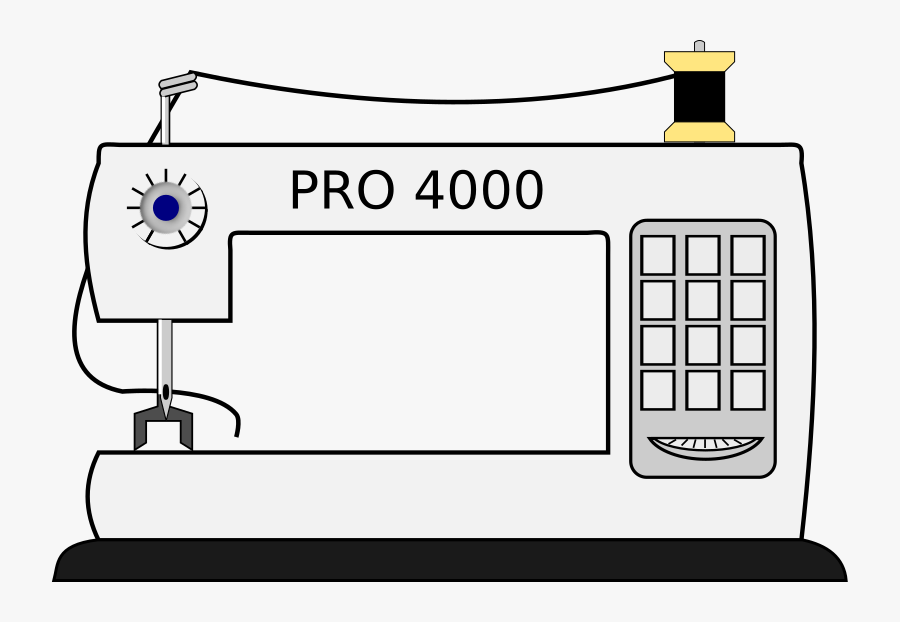 Clipart Sewing Machine - Cliparts Of Sewing Machine, Transparent Clipart