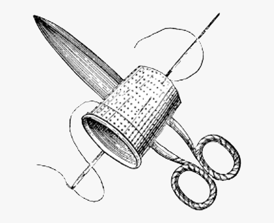 Sewing Clip Art, Transparent Clipart
