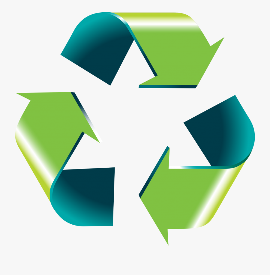 Free 3d Recycle Logo Clip Art - Transparent Background Recyclable Clipart, Transparent Clipart