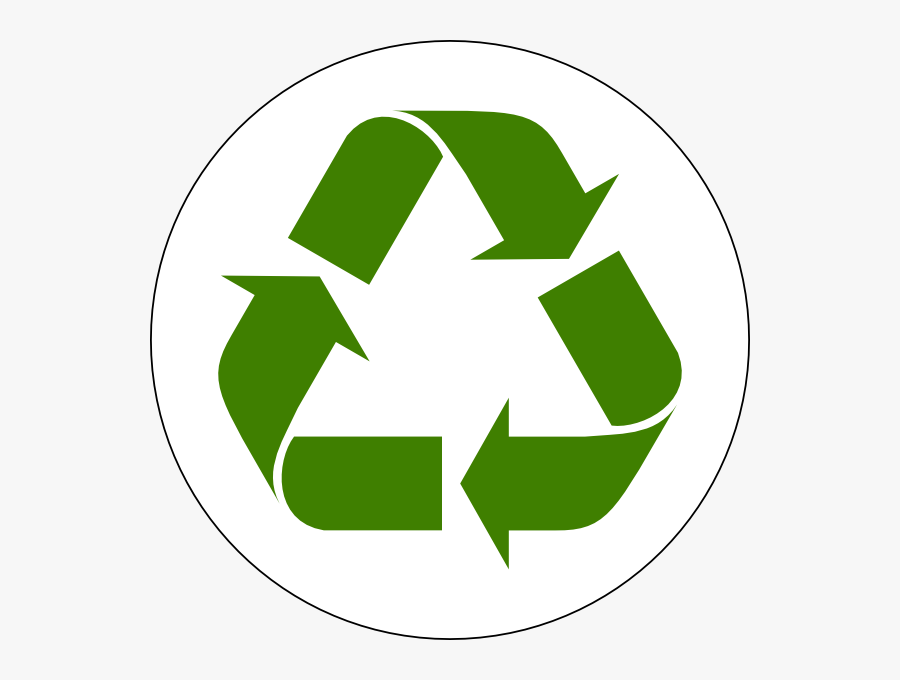 Clip Art Vector Black And - Paper Recycle Sign Free, Transparent Clipart