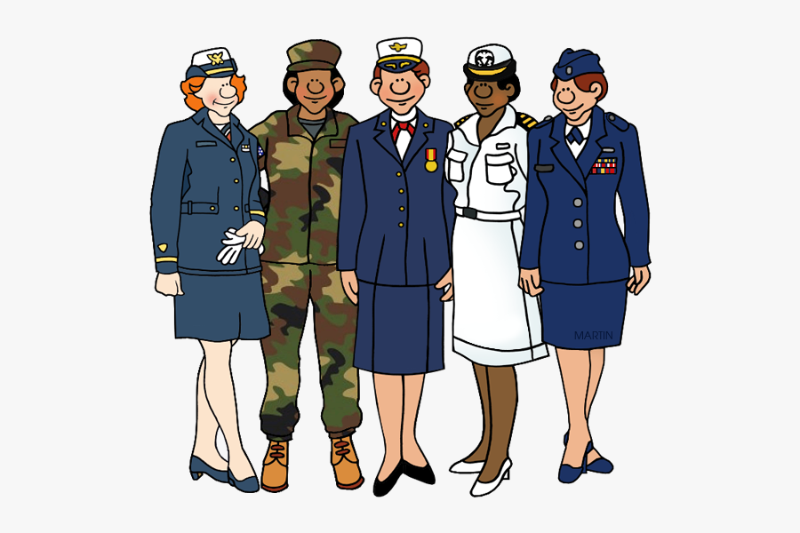 Military Women - Military Women Clipart, Transparent Clipart