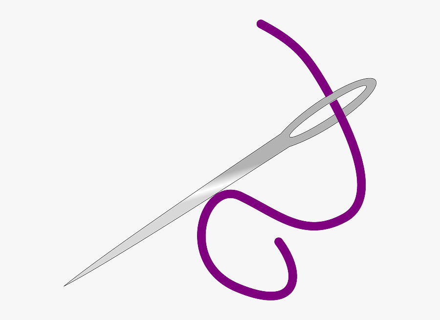 Stitch Clipart Sewing - Needle And Thread Cartoon, Transparent Clipart