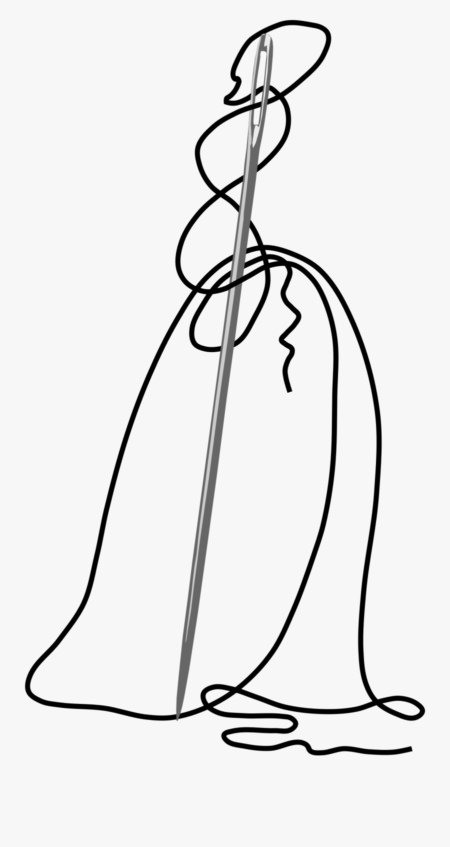 Sewing Needle Clipart , Png Download - Needle Woman Clipart, Transparent Clipart