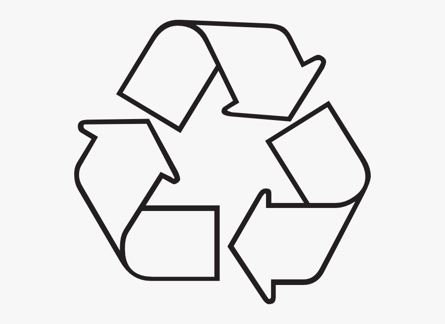 Clip Art Recycle Symbol Clipart Kid - Recycle Symbol Clipart Black And White, Transparent Clipart