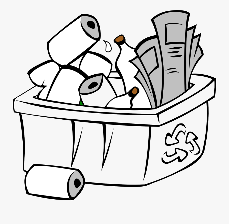 Recycle Free Recycling Clip Art Clipart Clipart Image - Recycling Black And White, Transparent Clipart