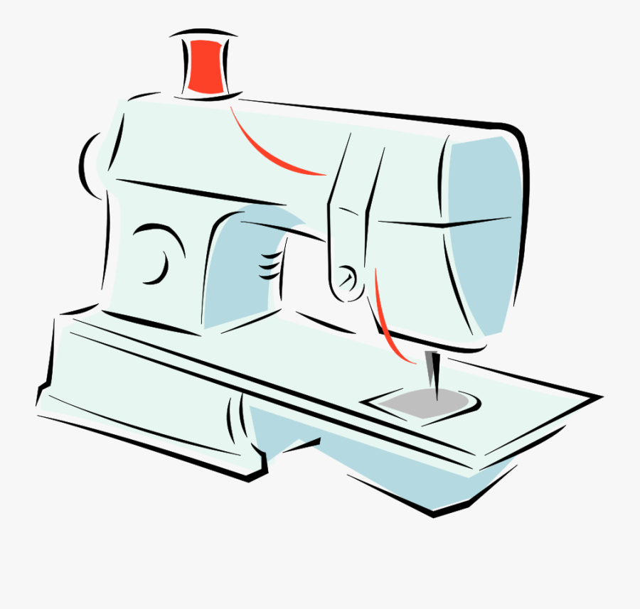 Sewing Machine Clipart Practica Technical Image - Sewing Machine Clip Art, Transparent Clipart