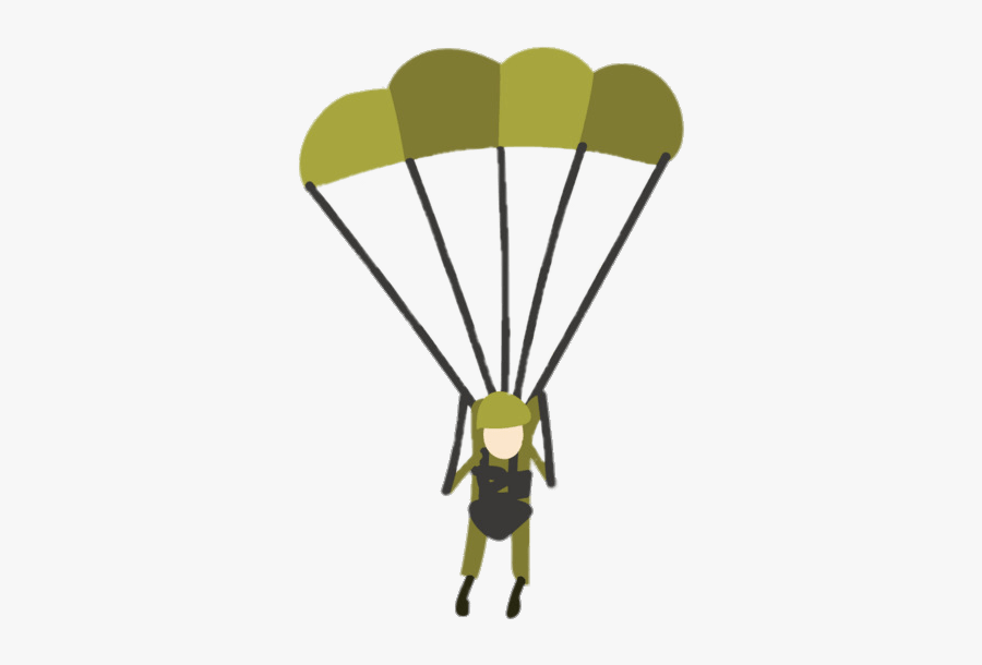 Military Parachute Clipart - Clipart Transparent Background Parachute, Transparent Clipart