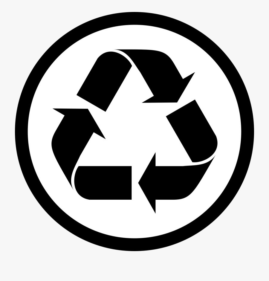 Clip Art Recycling Symbol Reuse Paper - Recycle Symbol Small, Transparent Clipart