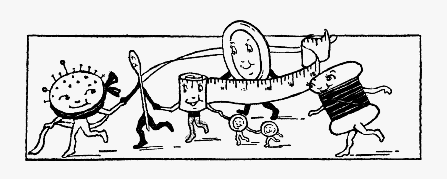 Sewing Notions Clipart - Sewing, Transparent Clipart