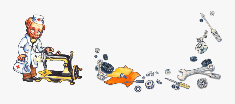 Sewing Machine Technician In 8238 Büsingen, Schaffhausen - Sewing Machine Repair Clipart, Transparent Clipart