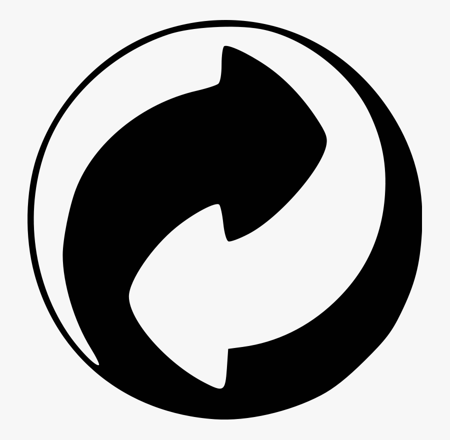Recycle - Clipart - Black - And - White - Recycle Logo Png, Transparent Clipart