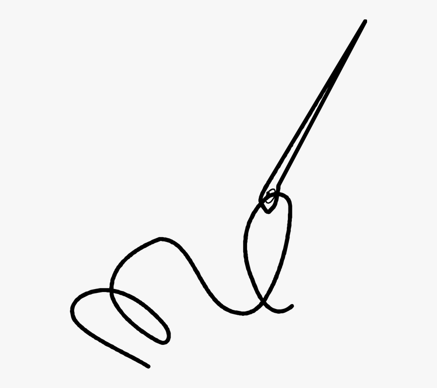 Transparent Sewing Png - Needle And Thread, Transparent Clipart