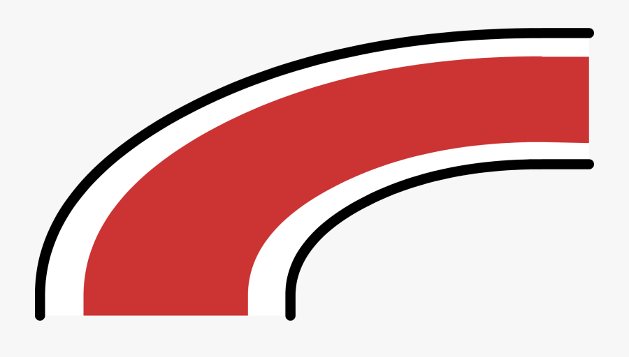 Clip Curved Racetrack Piece Club Penguin Wiki Fandom - Circle, Transparent Clipart