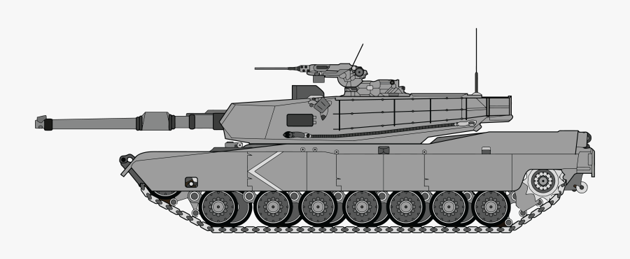 Profile Of A Tank, Transparent Clipart