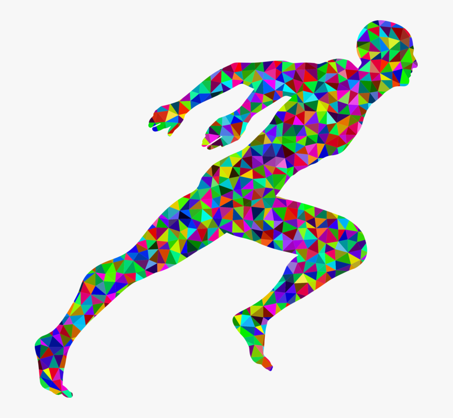 Art,vertebrate,shoe - Silhouette Track And Field Clipart, Transparent Clipart