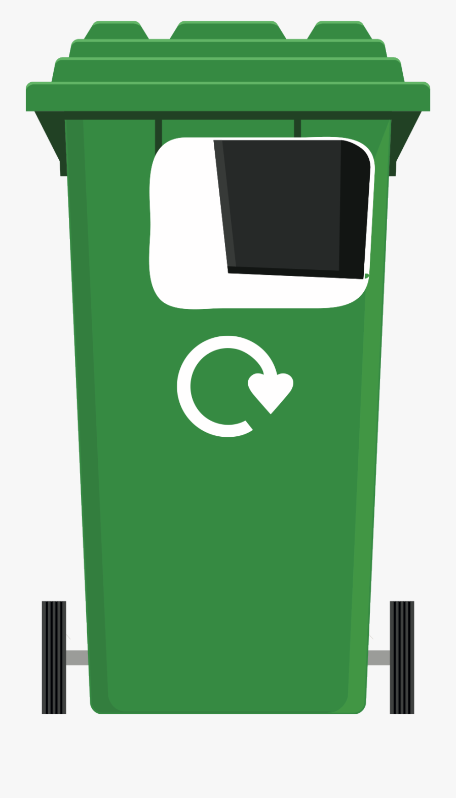 Which Bin Should I Use - South Derbyshire Green Bin, Transparent Clipart